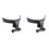 2X Support de Support de Support de Menton de Casque de Moto pour  Hero 10 9 8 7 Accessoire pour CaméRa D'Action 1
