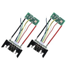 6Stuks DCB200 Li-Ion Batterij PCB Opladen Bescherming Printplaat voor 18V 20V DCB201 DCB203 DCB204