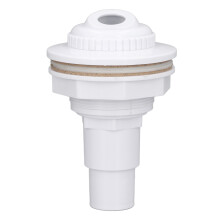 Complete Return Outlet Jet Fitting for Above Ground Swimming Pool with Gasket1in Pipe Adapter