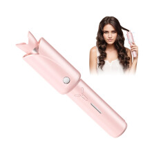 Cordless Hair Curler with Smart AntiTangle Sensor, 1 Inch Ceramic Automatic Curling Iron for Travel