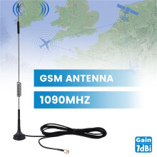 5DBi-1090MHz-Antena-ADS-B-Modem-Router-SMA-Male-MCX-Male-For-FlightAware