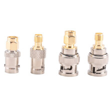 SMA to BNC Kits 2 Set RF Adapter Connector Kits for SDR Ham Radio UV-5R UV82 V-5R5 Two Way Handheld Radio B