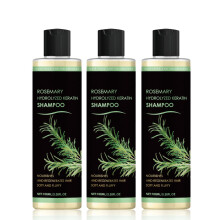 Rosemary Hair Growth Shampoo Set with Keratin, Sulfate , Reduces Hair Loss and Thickens Hair 3PC