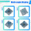 GY-LSM9DS1 LSM9DS1 Nine-Axis Electronic Compass Compass Acceleration Gyroscope High-Precision Sensor Module 7