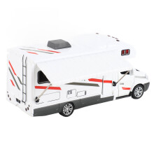 1/32 Maßstab Aluminium-Campingwagen-Spielzeug mit Sound und Licht, 19x8x6cm