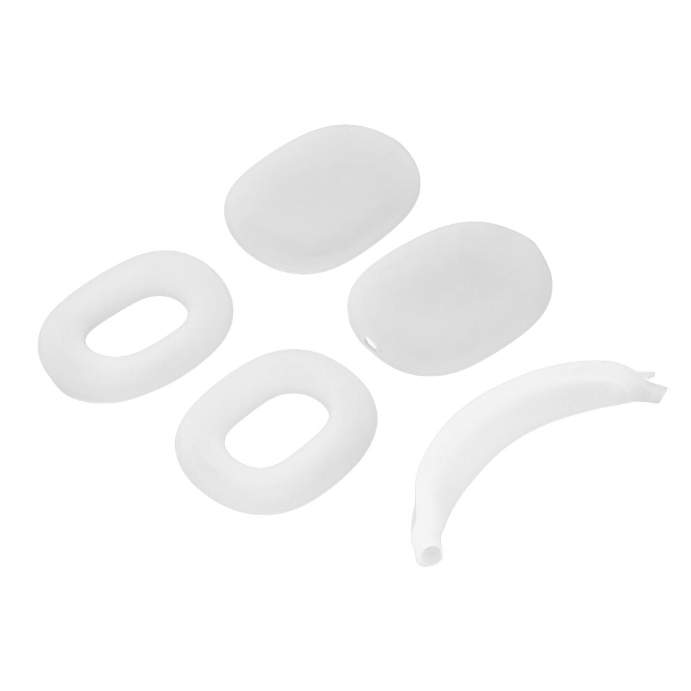 Hard Shell Eva & Silicone Headphone Case With Auto Wake Sleep, Clear White 6941384026962