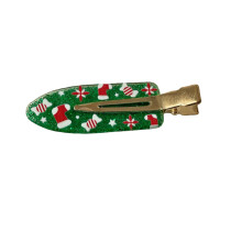 Christmas Hair Clips for Girls Reindeer Antler Hair Accessories with Bows Festive Sequin Design