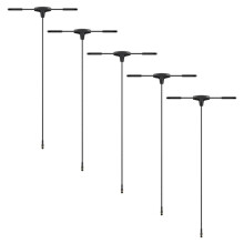 5PCS 2.4G T-Type Antenna IPEX 4 Connector 100mm Length High Transmission Efficiency for RC FPV Drone DIY Parts
