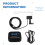DAB+ Antenna for European Android Car Radio USB/Type-C Adapter Stereo DAB Receiver Automatic Station List Update 7