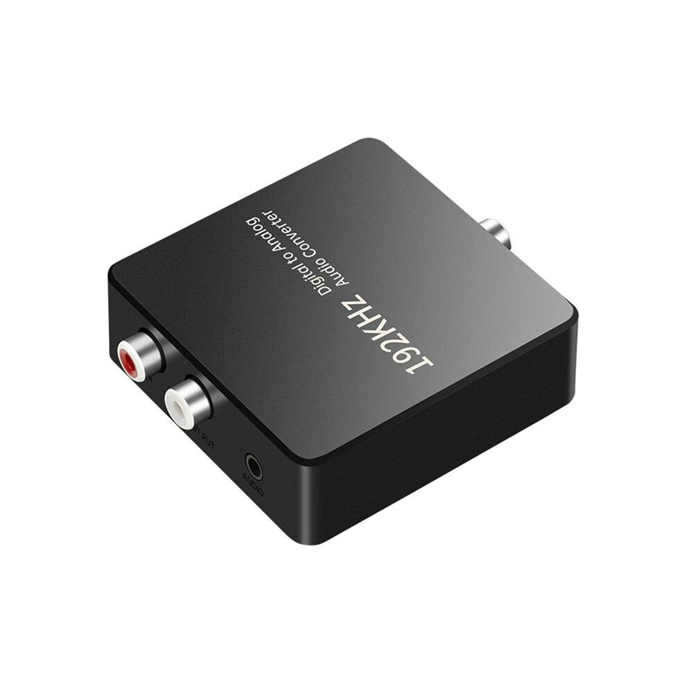 Digital To Analog Audio Converter Optical Coaxial To Rca & 3.5Mm Output Compatible With Tv Dvd Soundbar 4712586070303