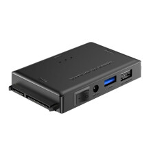 3 in 1 USB 3.0 to IDE Adapter 2.5/3.5in HDD, SSD Optical Drives Data Transfer Converter for Laptop Desktop EU Plug