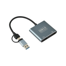 USB 3.0 or USB C to -Compatible Adapter for Dual Monitors, Universal Video  Adapter for  and Windows
