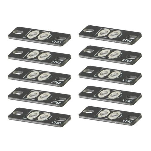 10PCS XT60 Plug Connector PCB Fixed  Welding Board Without Plugd for RC Model Airplane