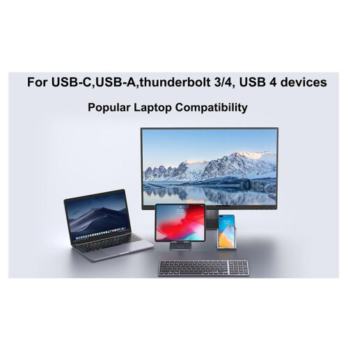 USB 3.0 or USB C to -Compatible Adapter for Dual Monitors, Universal Video  Adapter for  and Windows 1