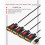 4 Port USB to RS232 DB9 Serial (9-Pin) Adapter Cable for  OS, Windows, Android, Linux 6