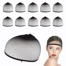 10 Pack Nylon Wig Caps for Women, Invisible Elastic Mesh, Lightweight Breathable Stretch Design