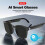 HY-C8 AI  Glasses Intelligent Real  Language Translator Wireless Headphone AI Chat  Sunglasses Black 2
