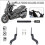 Motorcycle 12MM Phone Holder Mobile Phone Stand Navigation Mount Bracket for  C400X 2019-2023 5