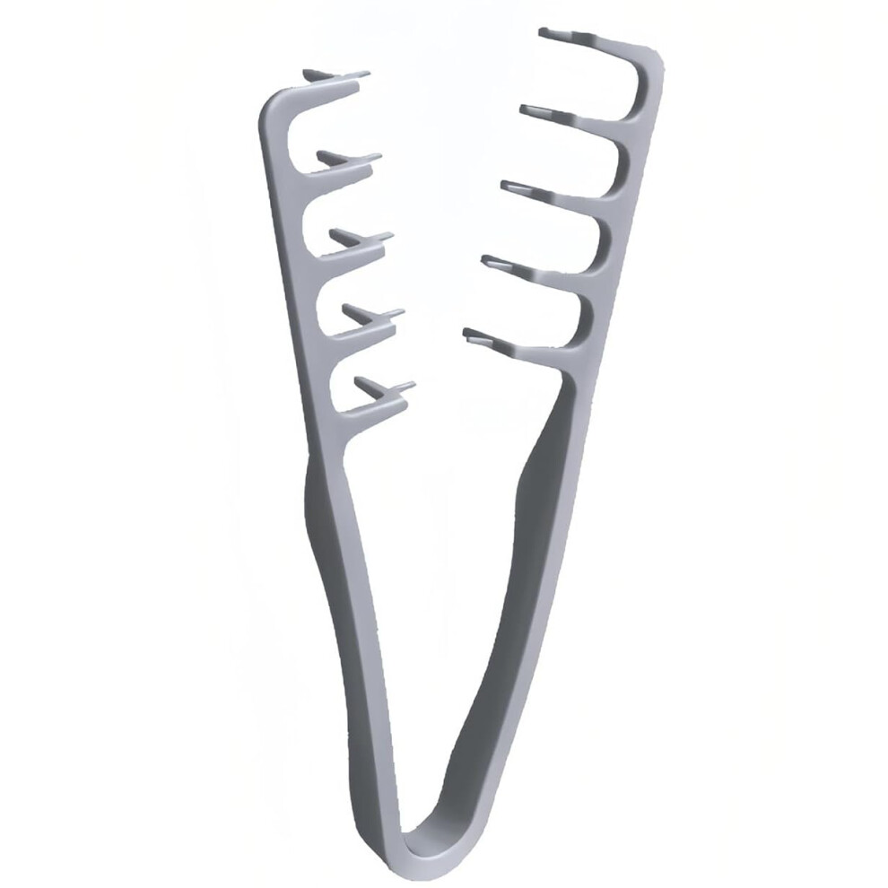Unisex Grey Wide Tooth Hair Styling Comb For Men, Instant Volume Boost And Natural Texture, Gray Root Lifting Comb