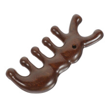 Wooden Scalp Massage Comb Wide Tooth Detangling Hair Brush for Curly and Straight Hair