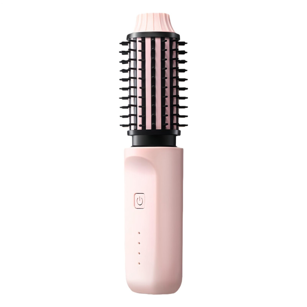 Cordless Hair Straightening Brush with Ceramic Ionic Heating and Dual Styling Mode for Smooth Frizz Hair