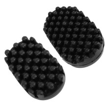 Afro Twist Hair Brush Set with Soft Rubber Bristles, Ergonomic Grip for Dreadlock Styling and Detangling