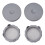Coperchio per germogli ABS 90/100 mm giallo/verde/grigio 9