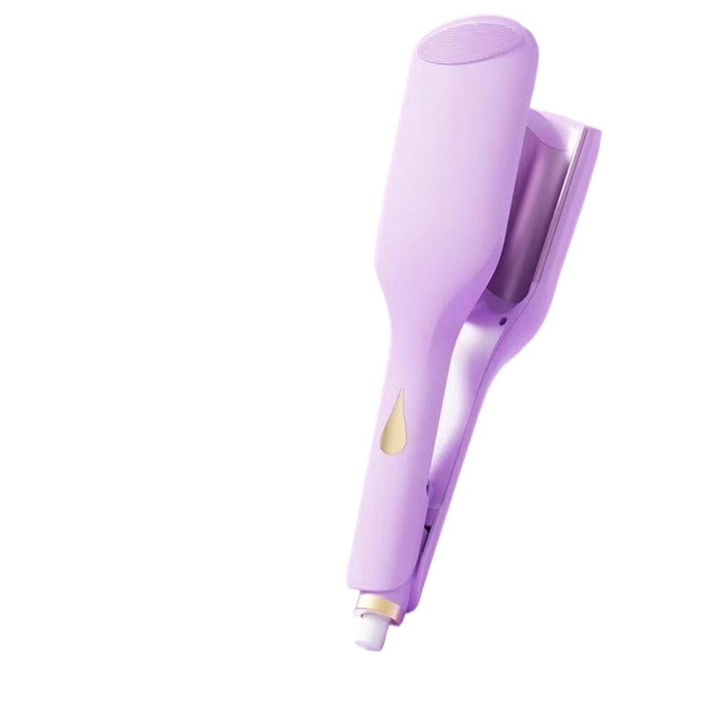 Purple Tourmaline Ceramic Curling Iron With Precise Temperature Control, Large Wave Hair Curler (Fantasy Us)