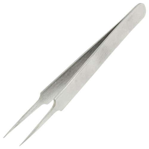 5X  Pointy Tip Edelstahl Poliert Gerade Pinzette 11cm 1