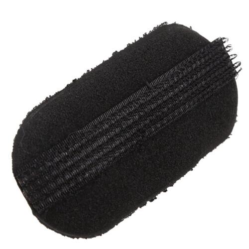 4 Pcs Black Sponge Hair Clip Volume Bumpit Padding Bun Updo 2