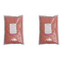 2X 500 G de Granos de Cera para Depilación de Cuerpo Completo, Película Caliente, Perlas de Cera Depilatoria Dura para Máquina Calentadora de Cera