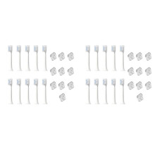 20x for MIJIA T301 MES605 T302 MES608 T501 MES607 Replacement Electric Tooth Brush Heads White