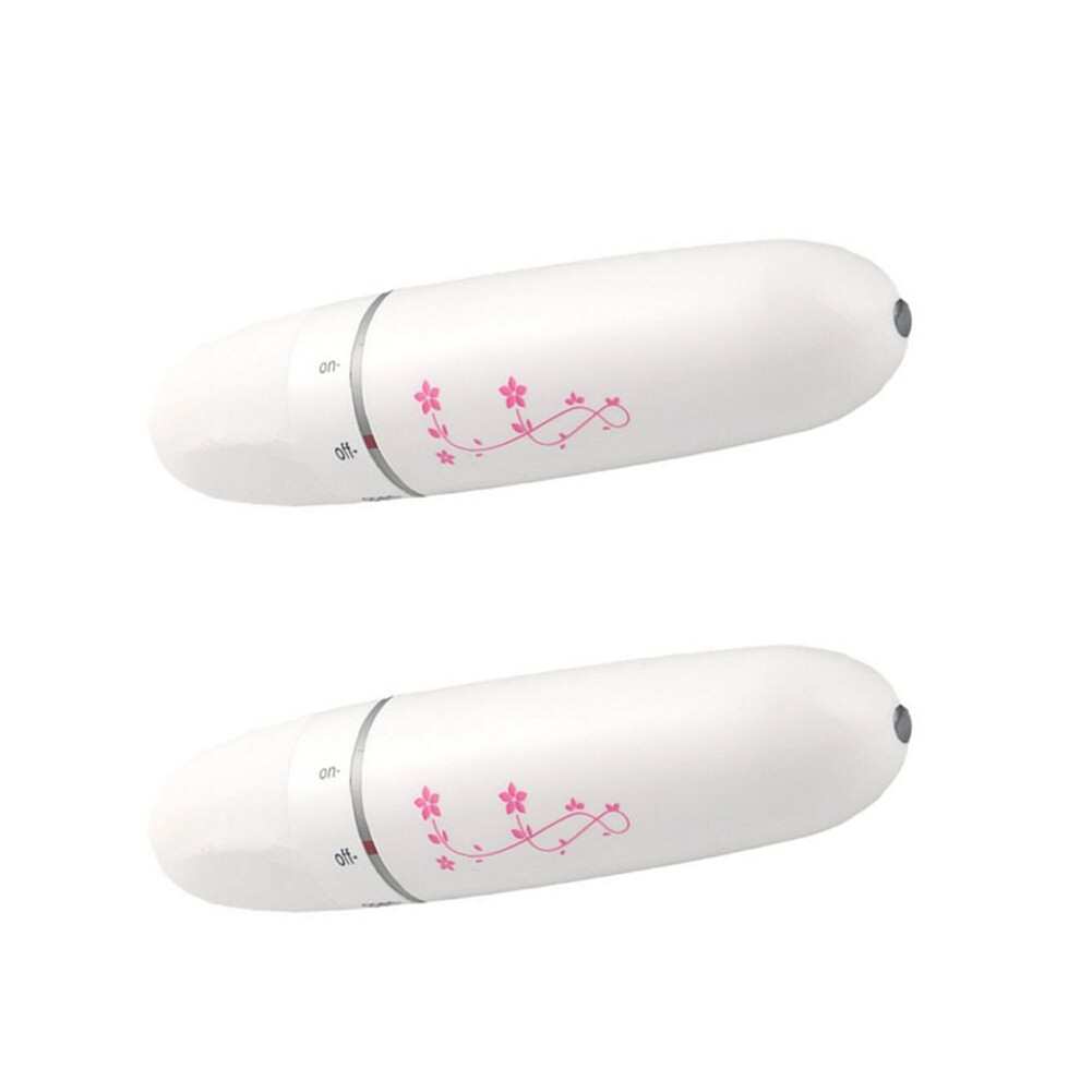 2X Electric Eye Face Massager Vibration Anti-Ageing Eye Wrinkle Massager Dark Circle Removal Beauty Massage White