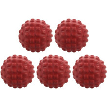 5X Pu-Schuim Bump Fasciabal Spierontspanning Fitness Massagebal Waterdicht en Gemakkelijk Schoon Te Maken Gezondheidszorgbal-Rood