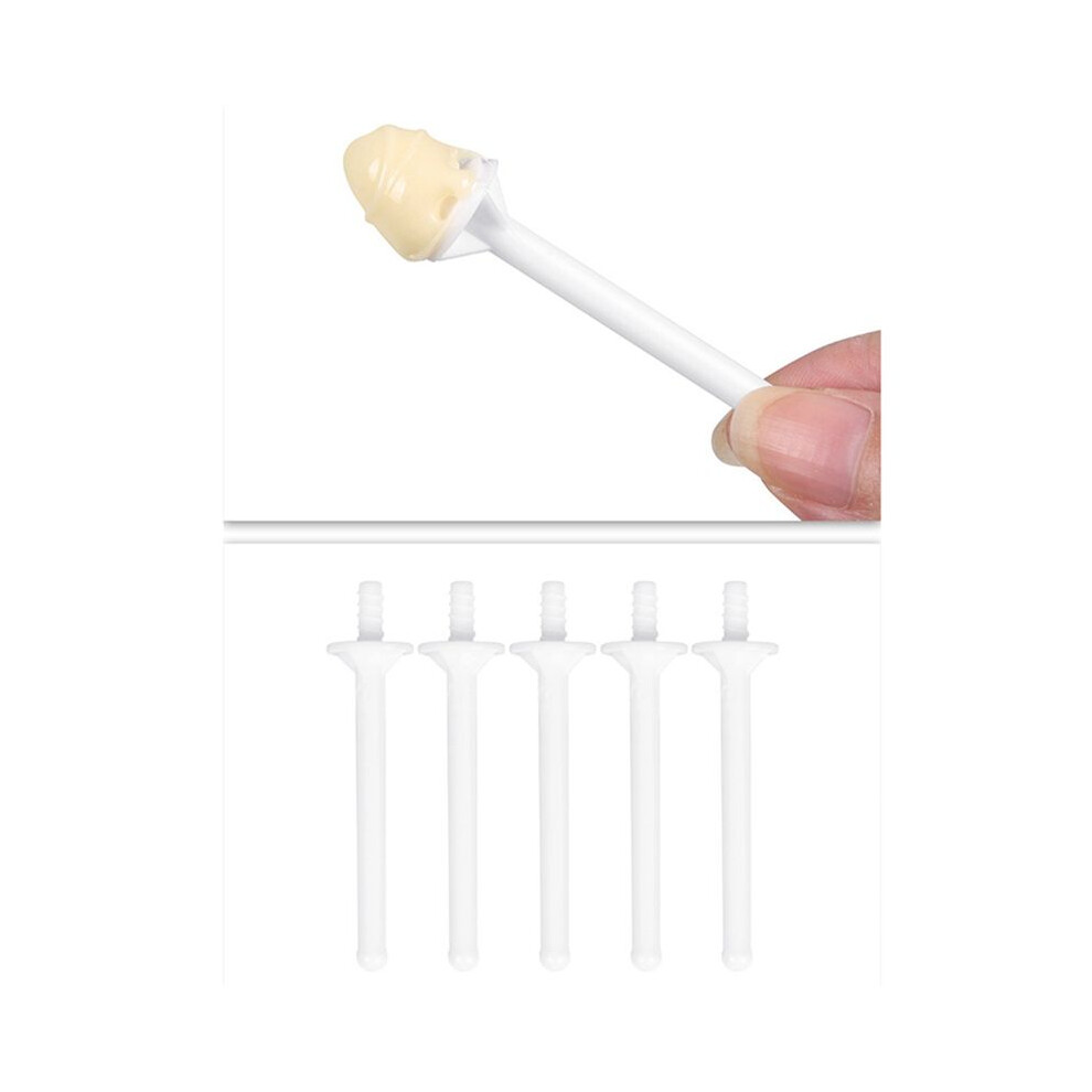300Pcs Nose Wax Stick Applicator Spatulas Plastic Nose Waxing Strips Nose Clean Eyebrows Nose Hair Removal