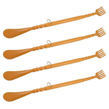 4X Brunt Plasthandtag Rygg SkraphjäLp Massager 48 cm