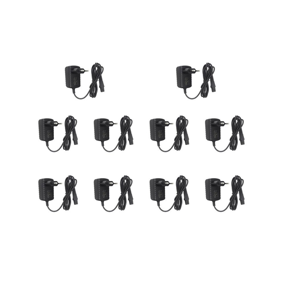 10X 12V Power Supply Charging Cord Replacement Electric Shaver  Charger for  Series Z20 Z30 Z4 Eu Plug