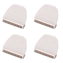 4X Scharfes Keramikklingen Kopfmesser für Easy Jane Haar Schneider, Anzug für Erwachsene Kinder Schneider HK668A 500A 610 Y218, Weiß