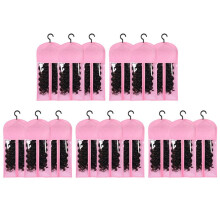 15PCS Hair Extension Holder Wig Storage for Multiple Wigs Holder Wig Bags with Hanger Hair Extension Storage