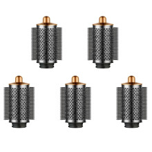 5X Grote Ronde Volumeborstel voor Airwrap-Opzetstukken, Grotere Ovale Ronde Borstel, Pluisjes en Volume voor Styling A