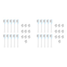 20X for  Full Range Replacement Electric Tooth Brush Heads Clean Version Standard Fine Fur Style