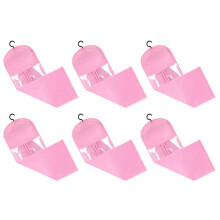 6PCS Hair Extension Holder Wig Storage for Multiple Wigs Holder Wig Bags with Hanger Hair Extension Storage