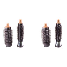 4Pcs Round Volumizing Brush Compatible with Airwrap Hair Styler Limp Flat Hair Volumizer Attachment Tool A