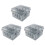 3X Grid Base Storage Box for 8Pcs Hair Clipper Trimmer Limit Comb Guide Comb Barber Tool for  Guide Combs 1