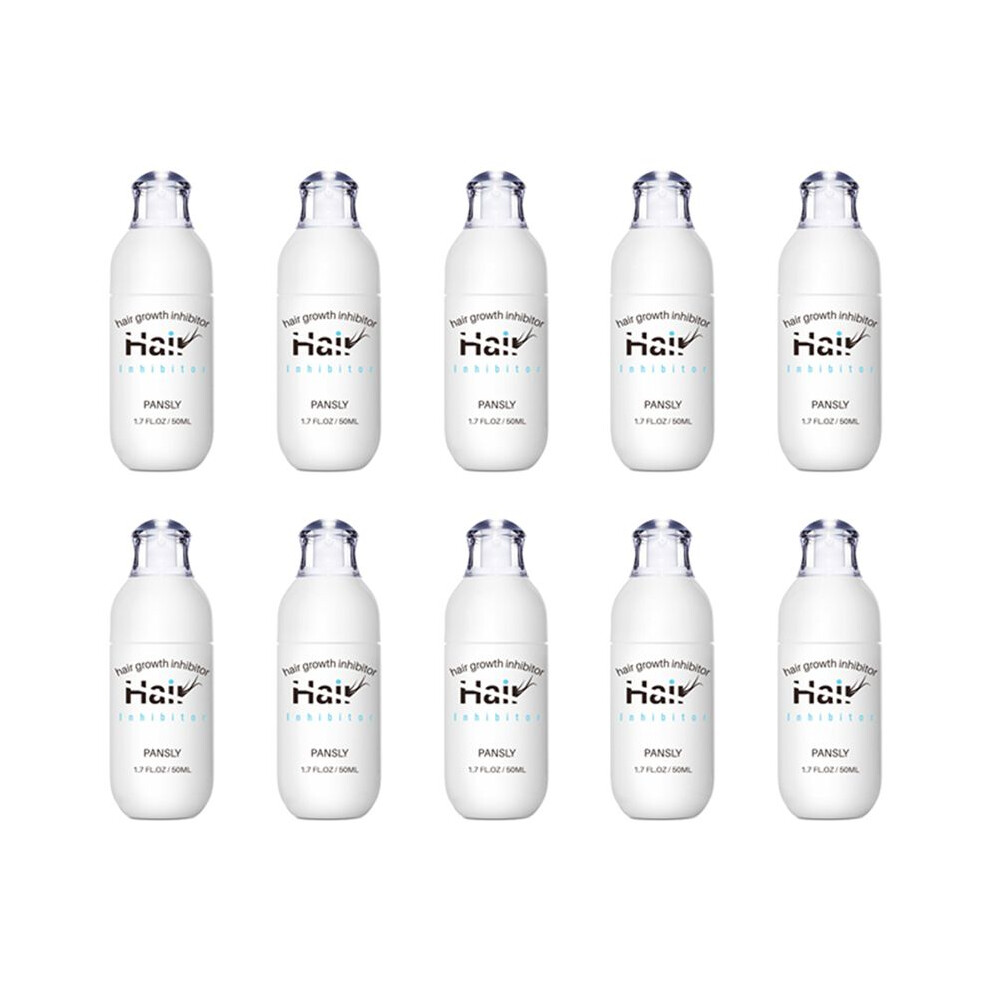 10X PANSLY Hair Growth Inhibitor Facial Removal Cream Spray Beard Bikini Intimate Face Legs Body Armpit Painless 50Ml