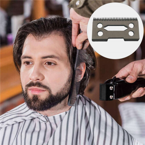 6 Pcs Ceramic Blade Ceramic Replacement Cutter ,28 Teeth Ceramic Clipper Blade Replacement Cutter 2-Hole Clipper,Black
