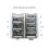 3X Grid Base Storage Box for 8Pcs Hair Clipper Trimmer Limit Comb Guide Comb Barber Tool for  Guide Combs 3