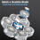 2X 7D Electric Shaver Replacement  L Waterproof  Blade Flexible Cutter Floating Face Beard Shaver Blade 7