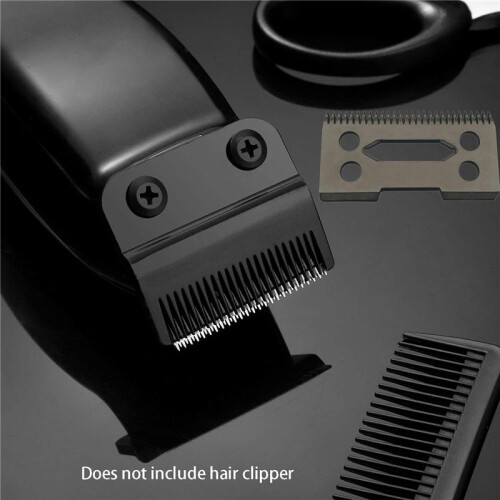 18 Pcs Ceramic Blade Ceramic Replacement Cutter ,28 Teeth Ceramic Clipper Blade Replacement Cutter 2-Hole Clipper,Black 1