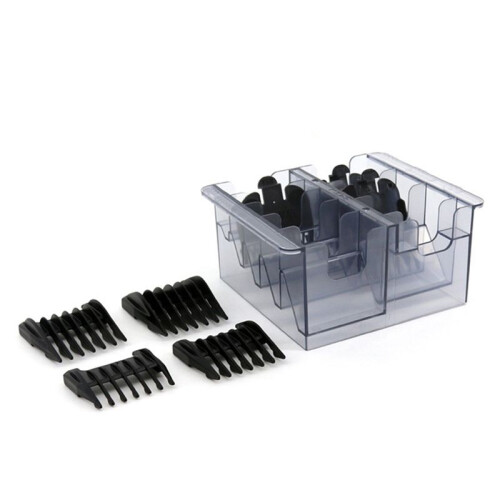 3X Grid Base Storage Box for 8Pcs Hair Clipper Trimmer Limit Comb Guide Comb Barber Tool for  Guide Combs 1